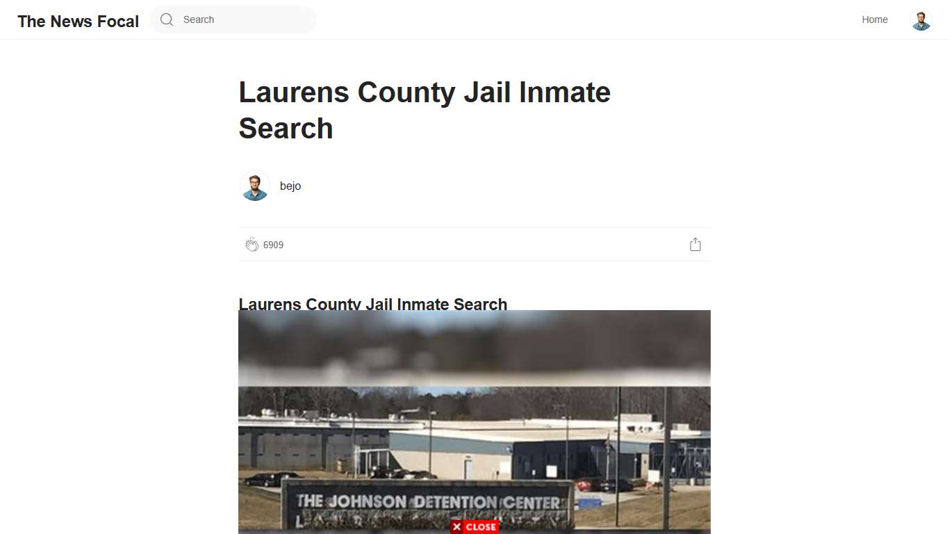 Laurens County Jail Inmate Search